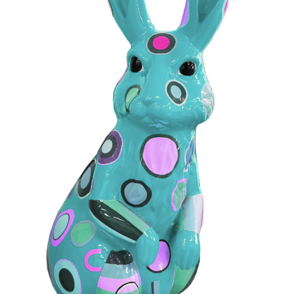 Osterhase XXXL Hase 220 cm Hochglanz Lack Ostern