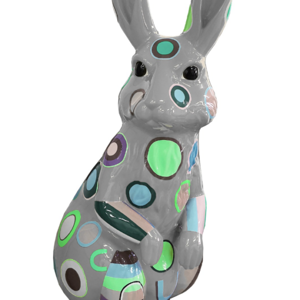 Osterhase XXXL Hase 220 cm Hochglanz Lack Ostern