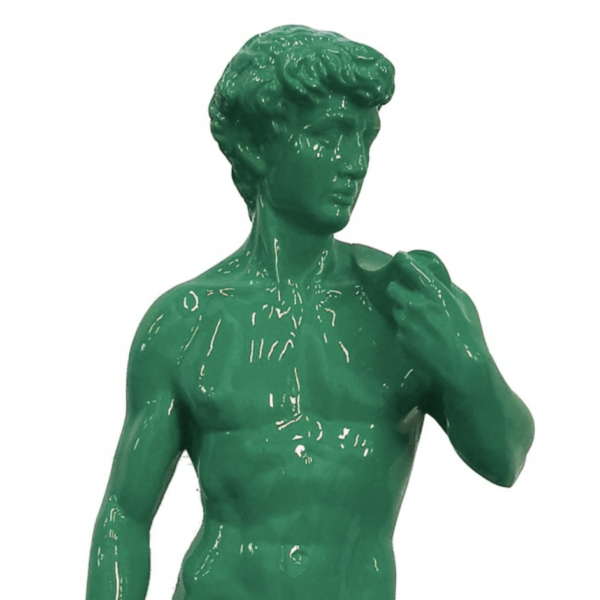 David nackt auf Sockel - PopArt - Statue - 115 cm