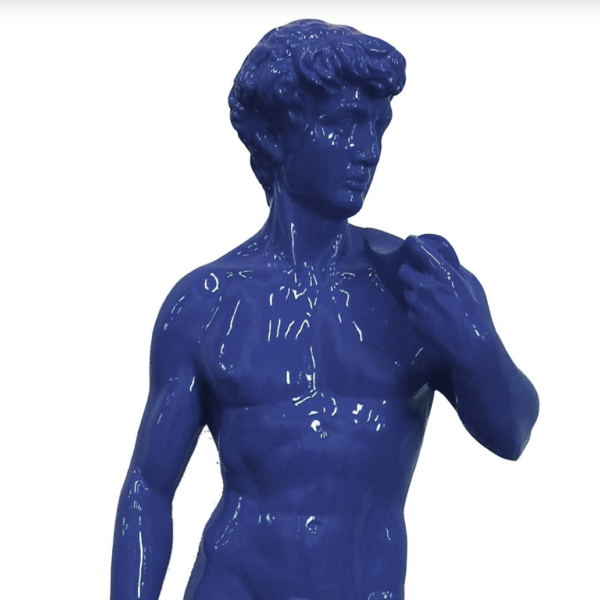 David nackt auf Sockel - PopArt - Statue - 115 cm