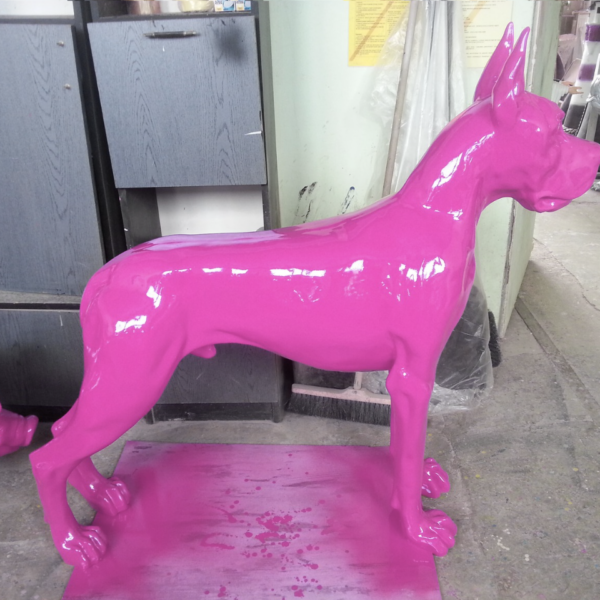 Deutsche Dogge , Hund Pop Art - Designer Hochglanz