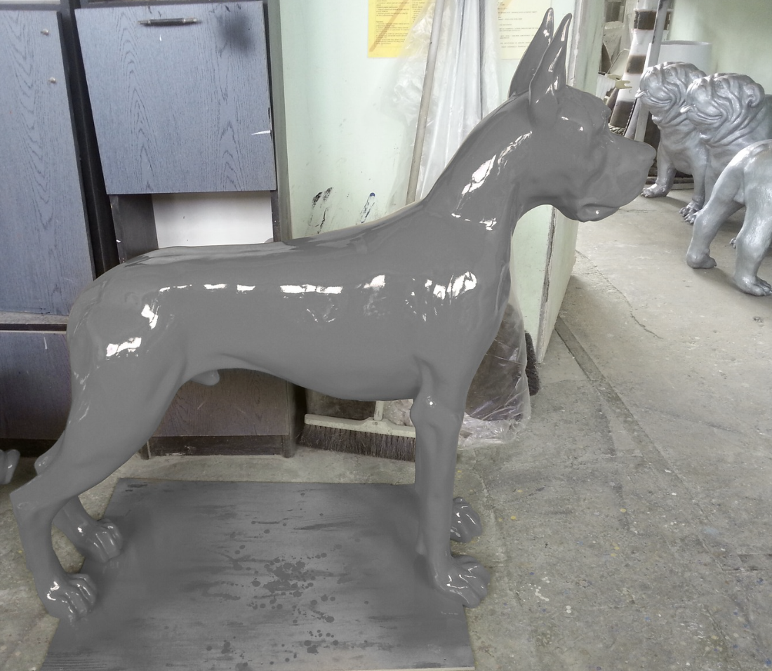 Deutsche Dogge , Hund Pop Art - Designer Hochglanz