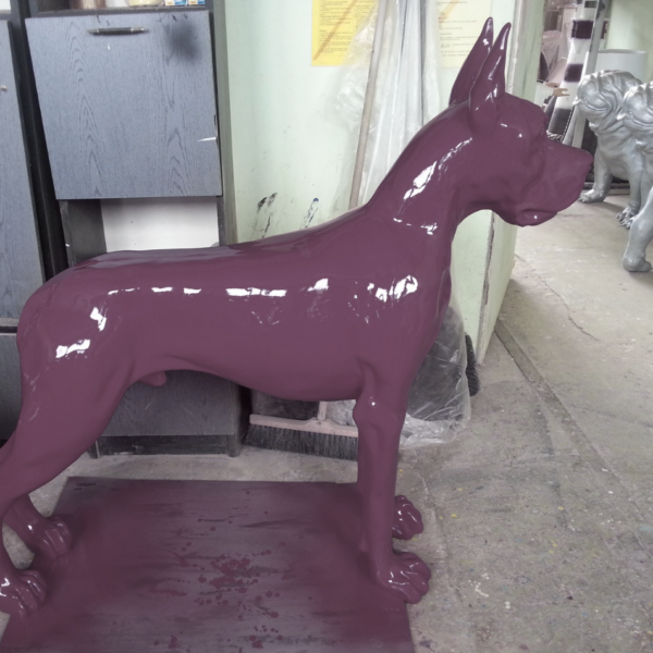 Deutsche Dogge , Hund Pop Art - Designer Hochglanz