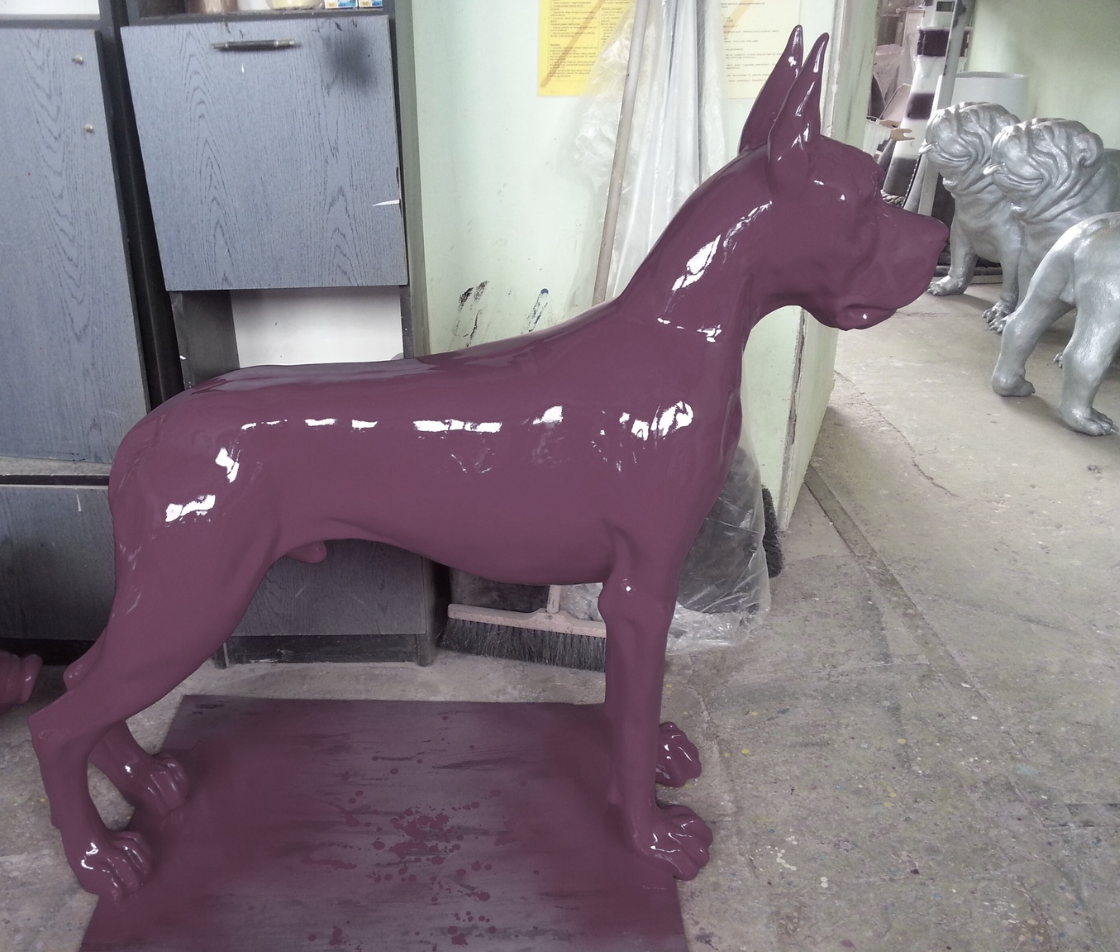 Deutsche Dogge , Hund Pop Art - Designer Hochglanz