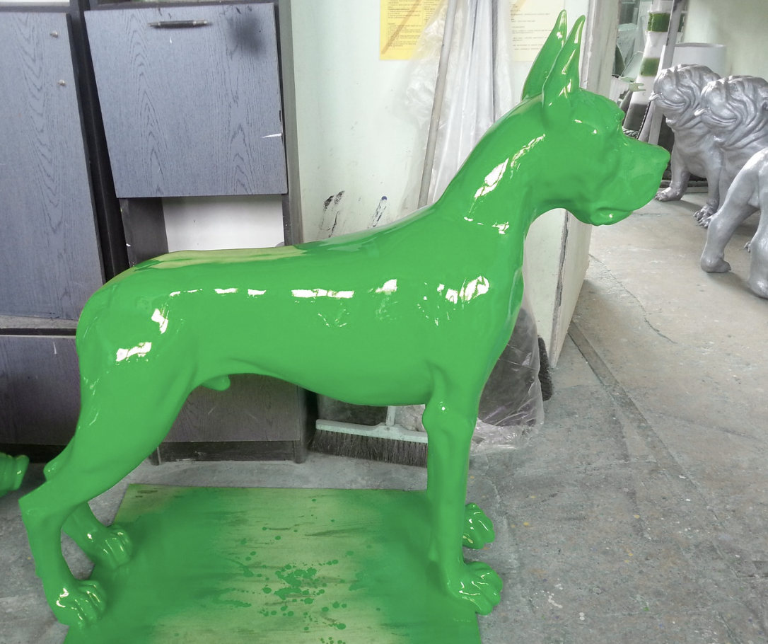 Deutsche Dogge , Hund Pop Art - Designer Hochglanz - obrazek 2
