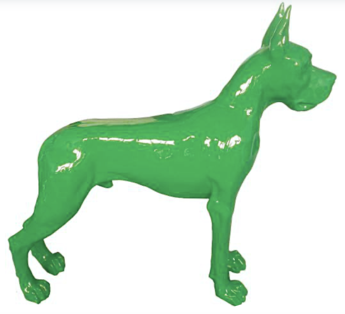 Deutsche Dogge , Hund Pop Art - Designer Hochglanz