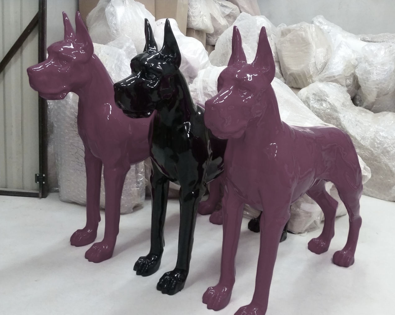 Deutsche Dogge , Hund Pop Art - Designer Hochglanz - obrazek 2