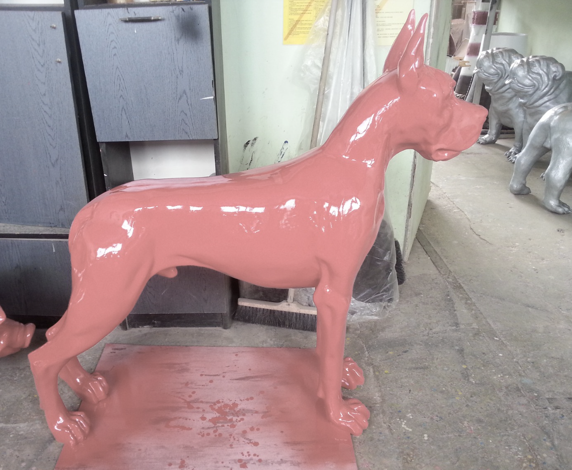 Deutsche Dogge , Hund Pop Art - Designer Hochglanz