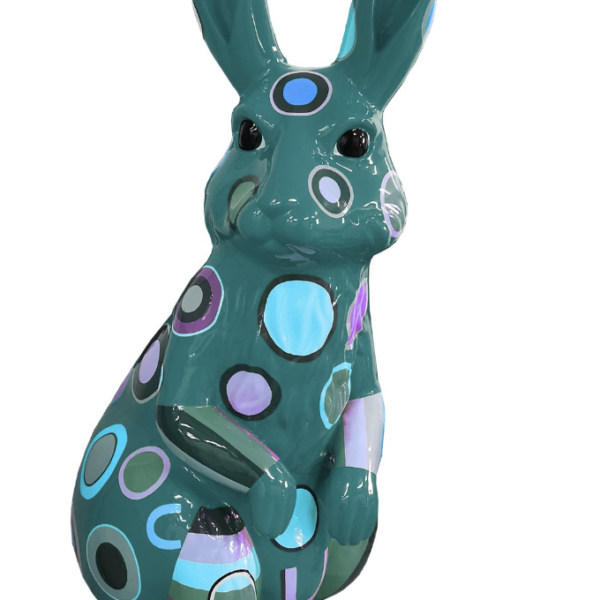 Osterhase XXXL Hase 220 cm Hochglanz Lack Ostern