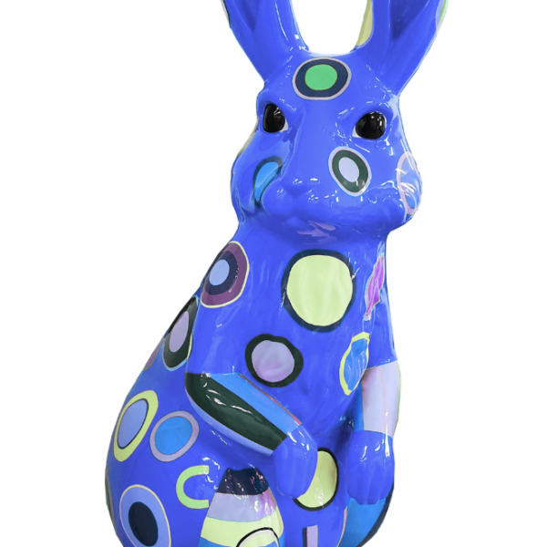 Osterhase XXXL Hase 220 cm Hochglanz Lack Ostern