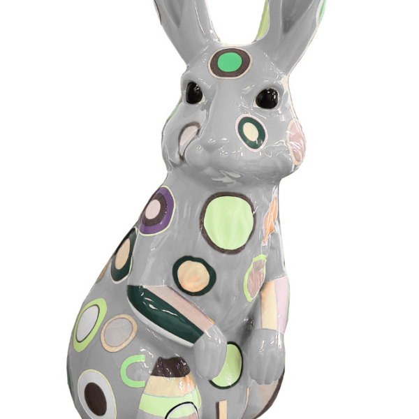 Osterhase XXXL Hase 220 cm Hochglanz Lack Ostern
