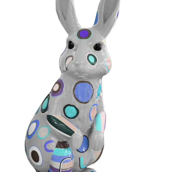 Osterhase XXXL Hase 220 cm Hochglanz Lack Ostern