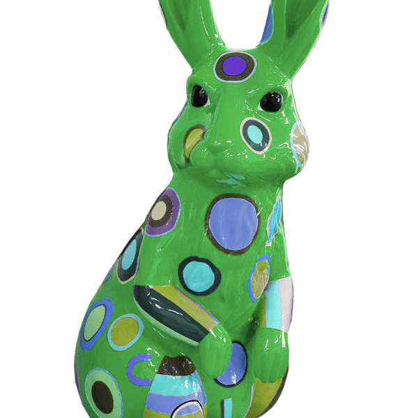 Osterhase XXXL Hase 220 cm Hochglanz Lack Ostern