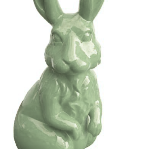Osterhase XXXL Hase 220 cm Hochglanz Lack Ostern