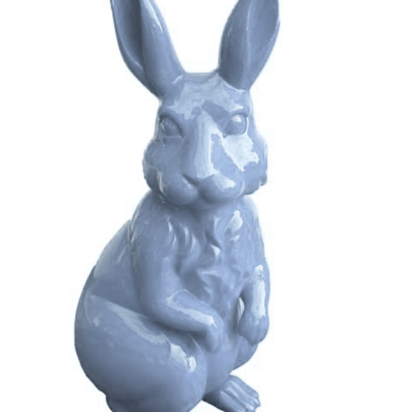 Osterhase XXXL Hase 220 cm Hochglanz Lack Ostern