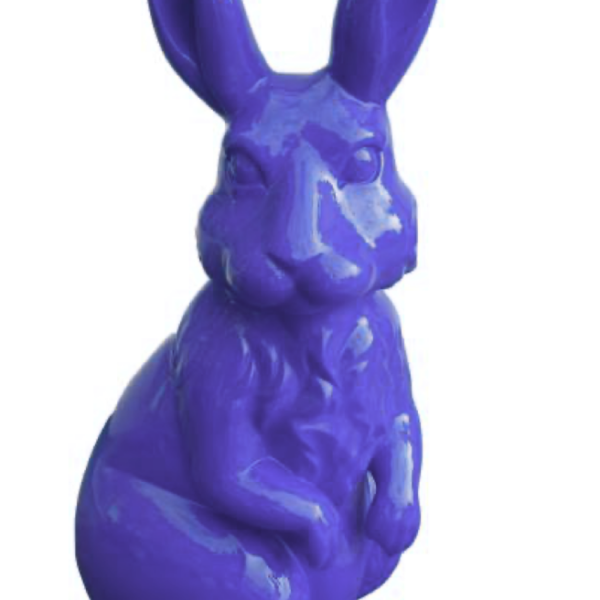 Osterhase XXXL Hase 220 cm Hochglanz Lack Ostern