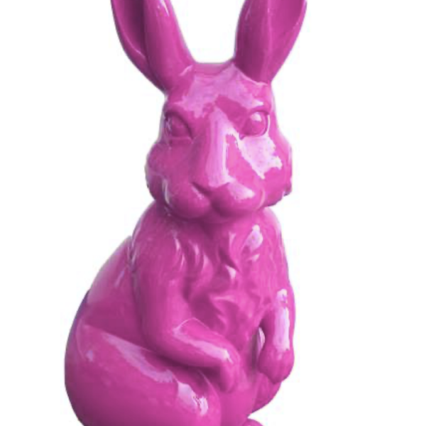 Osterhase XXXL Hase 220 cm Hochglanz Lack Ostern