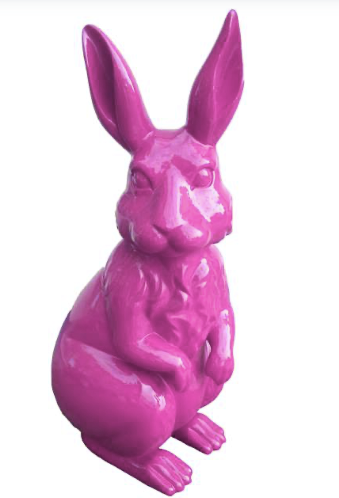 Osterhase XXXL Hase 220 cm Hochglanz Lack Ostern