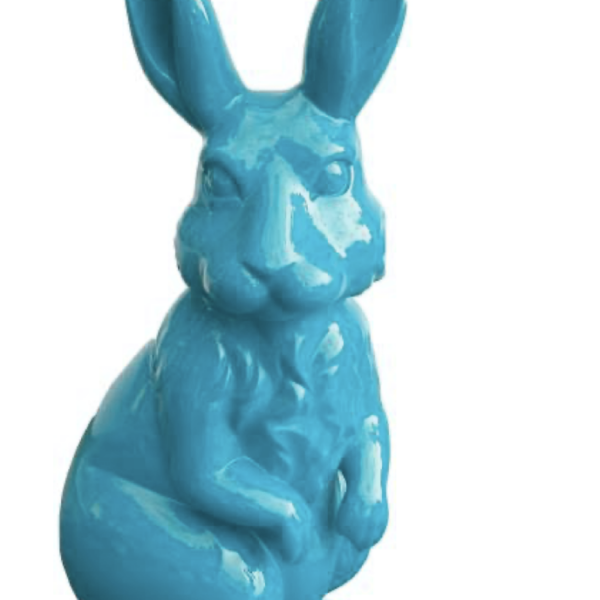 Osterhase XXXL Hase 220 cm Hochglanz Lack Ostern