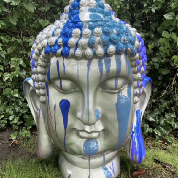 Buddha - KOPF XXL - 100 cm  - Feng Shui - PopArt