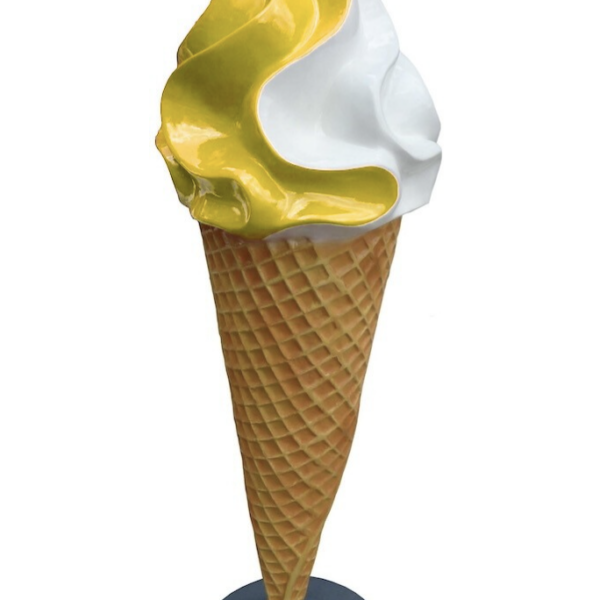 Werbefigur /  Gastronomie   -  Eis in XXL  -  195 cm  -  Eiswaffel