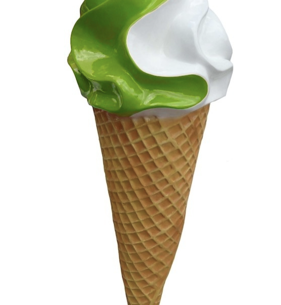 Werbefigur /  Gastronomie   -  Eis in XXL  -  195 cm  -  Eiswaffel