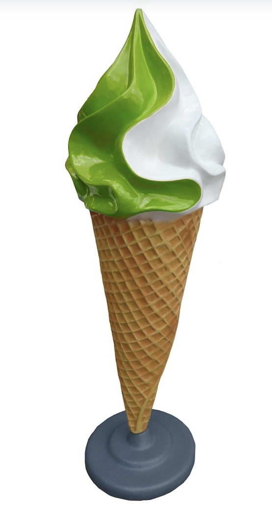 Werbefigur / Gastronomie - Eis in XXL - 195 cm - Eiswaffel