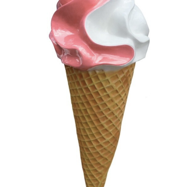 Werbefigur /  Gastronomie   -  Eis in XXL  -  195 cm  -  Eiswaffel