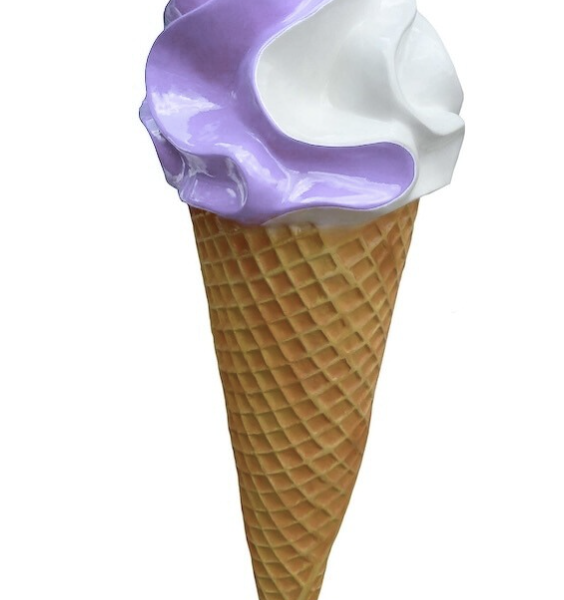 Werbefigur /  Gastronomie   -  Eis in XXL  -  195 cm  -  Eiswaffel