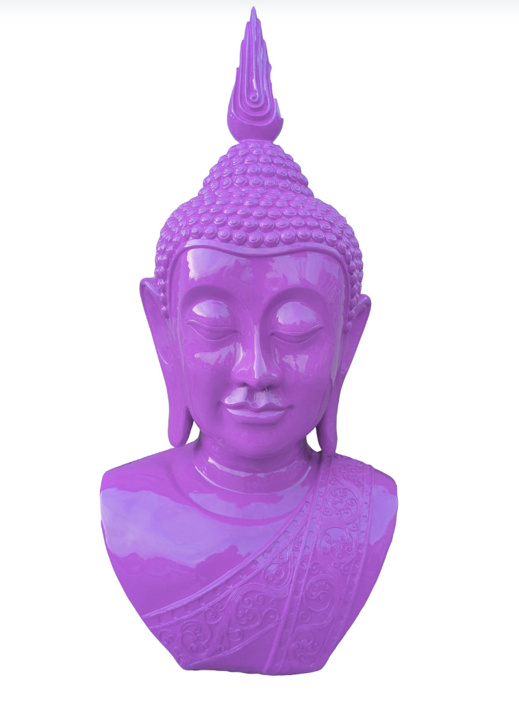 PopArt Buddha - KOPF XXL - 117 cm - DESIGN - Hochglanz - Buddha Feng Shui - obrazek 2
