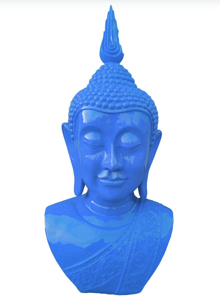 PopArt Buddha - KOPF XXL - 117 cm - DESIGN - Hochglanz - Buddha Feng Shui - obrazek 2