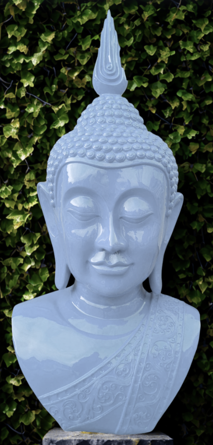 PopArt Buddha - KOPF XXL - 117 cm - DESIGN - Hochglanz - Buddha Feng Shui