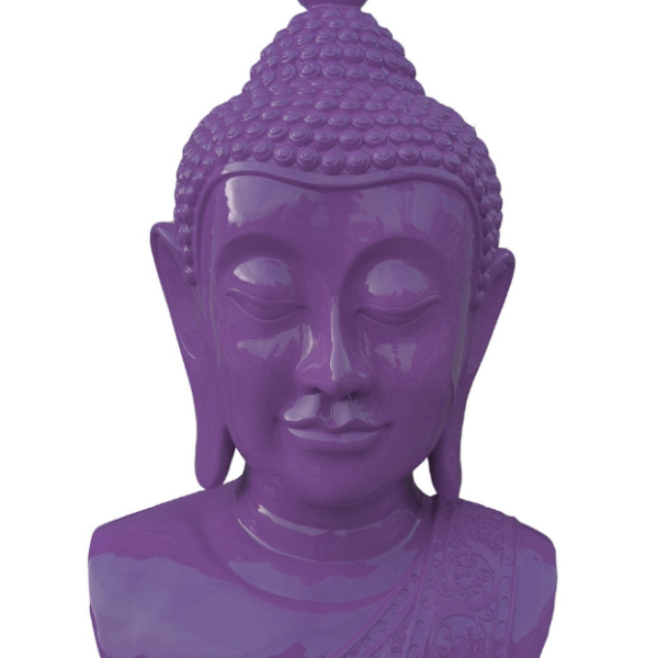 PopArt Buddha - KOPF XXL - 117 cm  - DESIGN - Hochglanz - Buddha Feng Shui