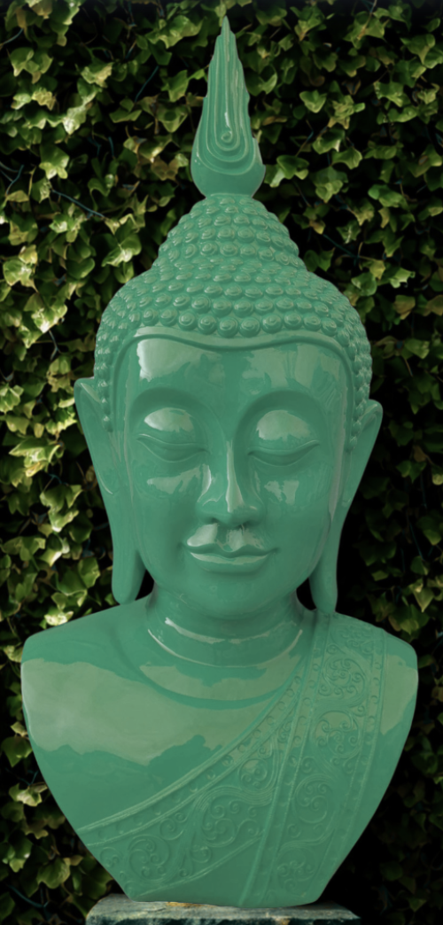 PopArt Buddha - KOPF XXL - 117 cm - DESIGN - Hochglanz - Buddha Feng Shui - obrazek 2