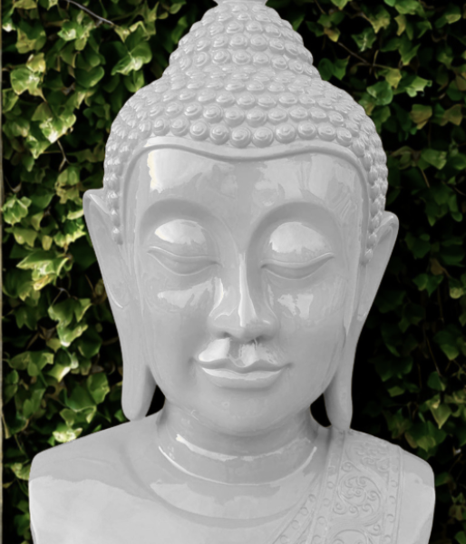 PopArt Buddha - KOPF XXL - 117 cm  - DESIGN - Hochglanz - Buddha Feng Shui