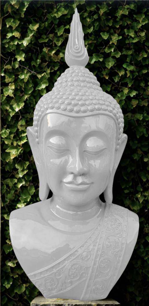 PopArt Buddha - KOPF XXL - 117 cm - DESIGN - Hochglanz - Buddha Feng Shui