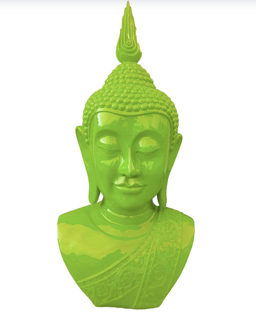 PopArt Buddha - KOPF XXL - 117 cm - DESIGN - Hochglanz - Buddha Feng Shui - obrazek 2