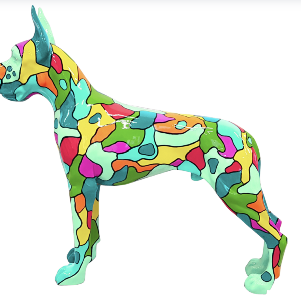 Deutsche Dogge , Hund Pop Art - Designer Hochglanz