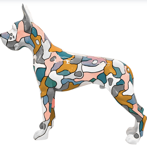 Deutsche Dogge , Hund Pop Art - Designer Hochglanz