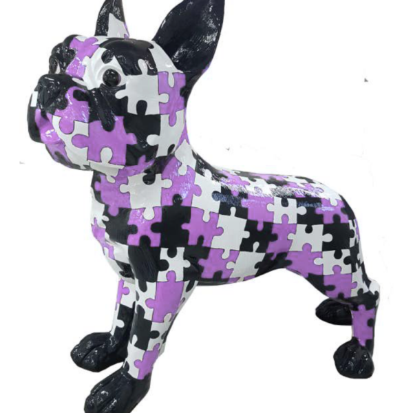 XXXL Französische Bulldogge - Pop Art - Designer Hochglanz