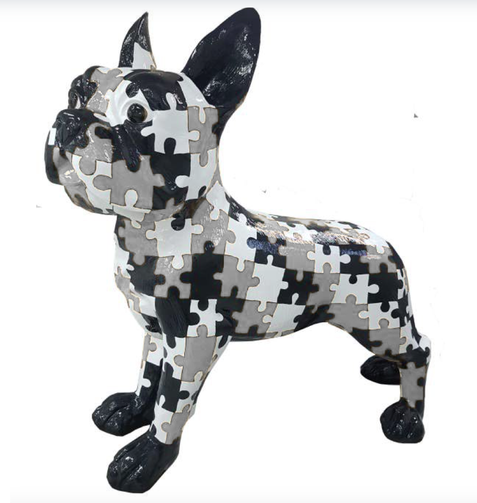 XXXL Französische Bulldogge - Pop Art - Designer Hochglanz