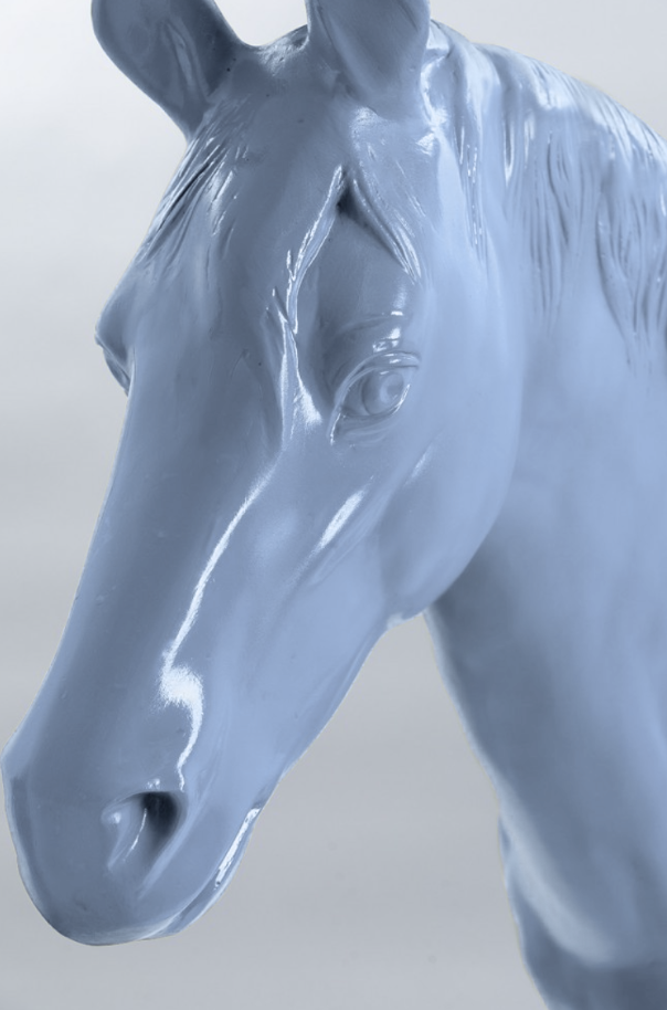 Lebensgroß Pferd - Hochglanz - 220 cm - obrazek 2
