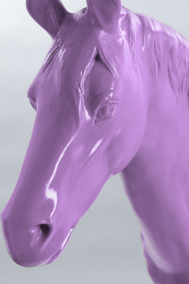 Lebensgroß Pferd - Hochglanz - 220 cm - obrazek 3