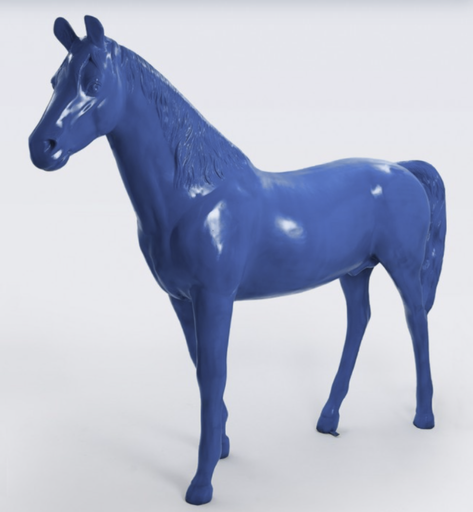 Lebensgroß Pferd - Hochglanz - 220 cm