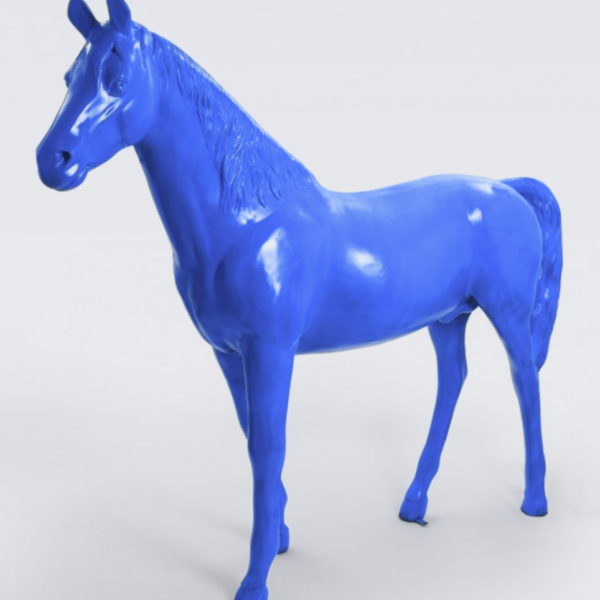 Lebensgroß Pferd - Hochglanz - 220 cm