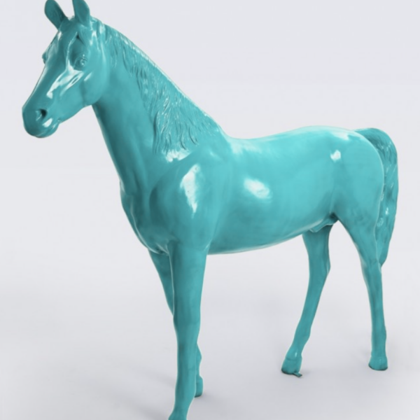 Lebensgroß Pferd - Hochglanz - 220 cm