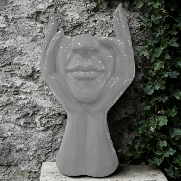 Große Figur oder Blumentopf  -  Designer Hochglanz  -  120 cm