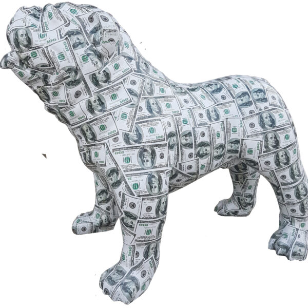 XXXL Englische Bulldogge - Pop Art - Designer Hochglanz