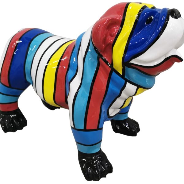 XXXL Englische Bulldogge - Pop Art - Designer Hochglanz