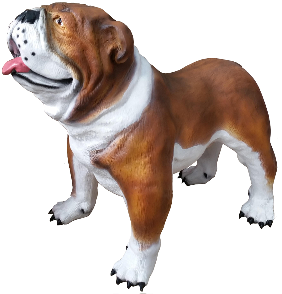 XXXL Englische Bulldogge - überlebensgroß - 180 cm